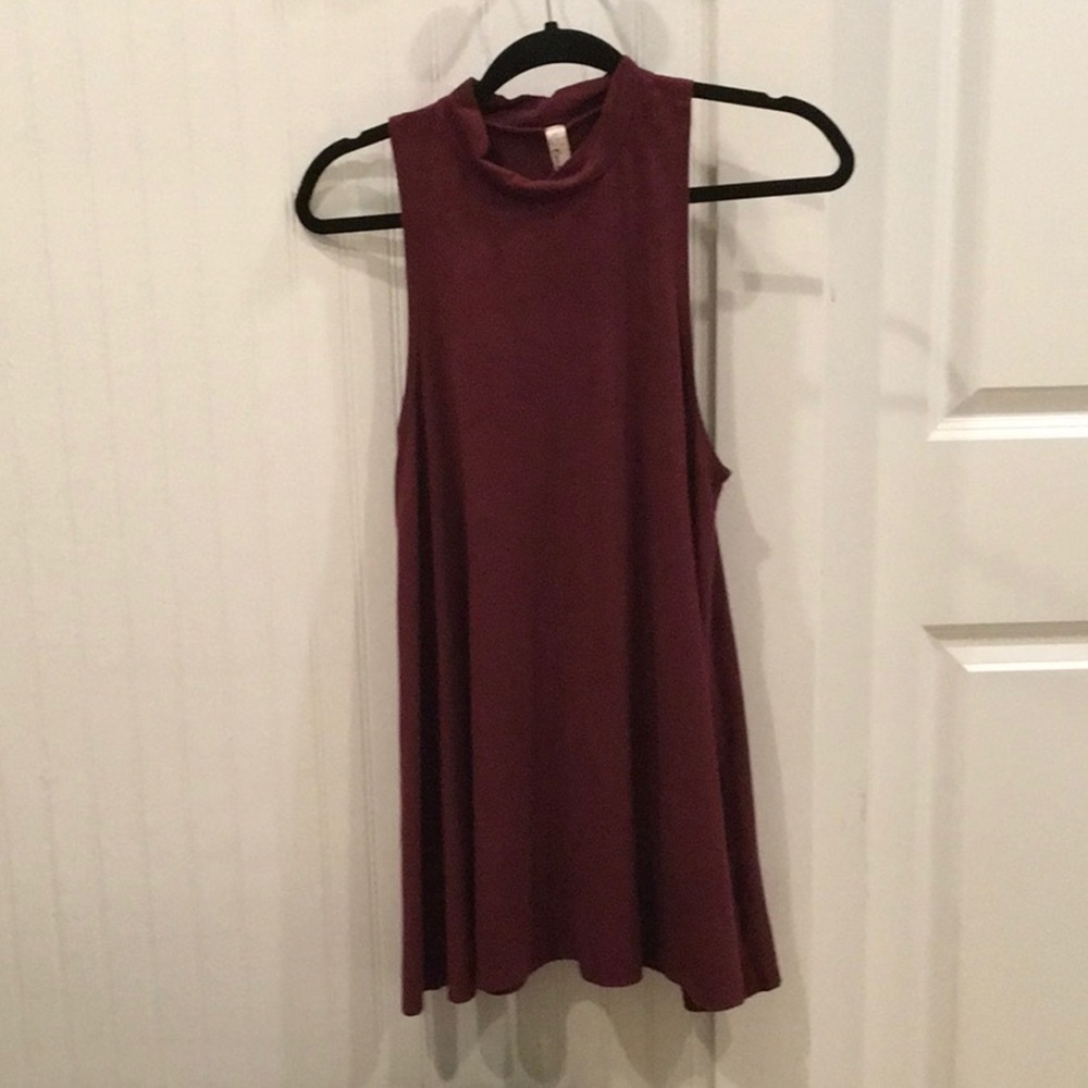 Burgundy tunic